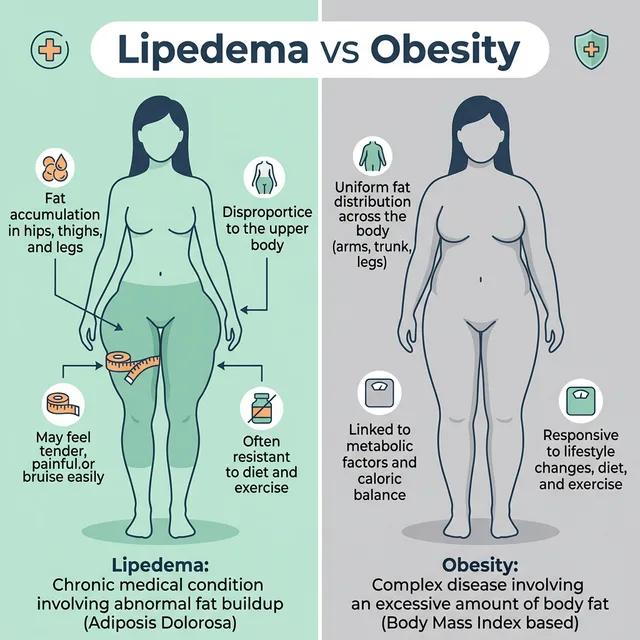 Lipedema vs obesità: perché le diete non funzionano
