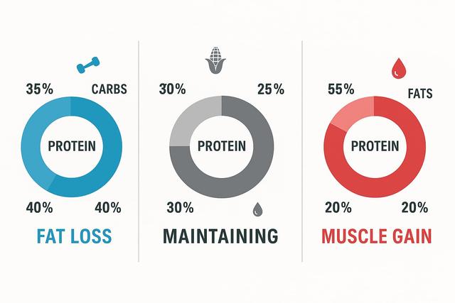 Macro distribution for real life goals | CalcVita