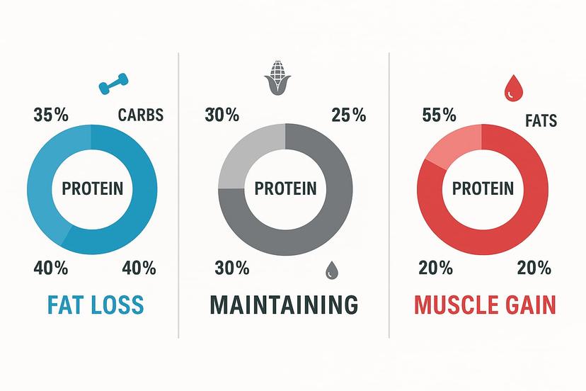 Macro distribution for real life goals | CalcVita