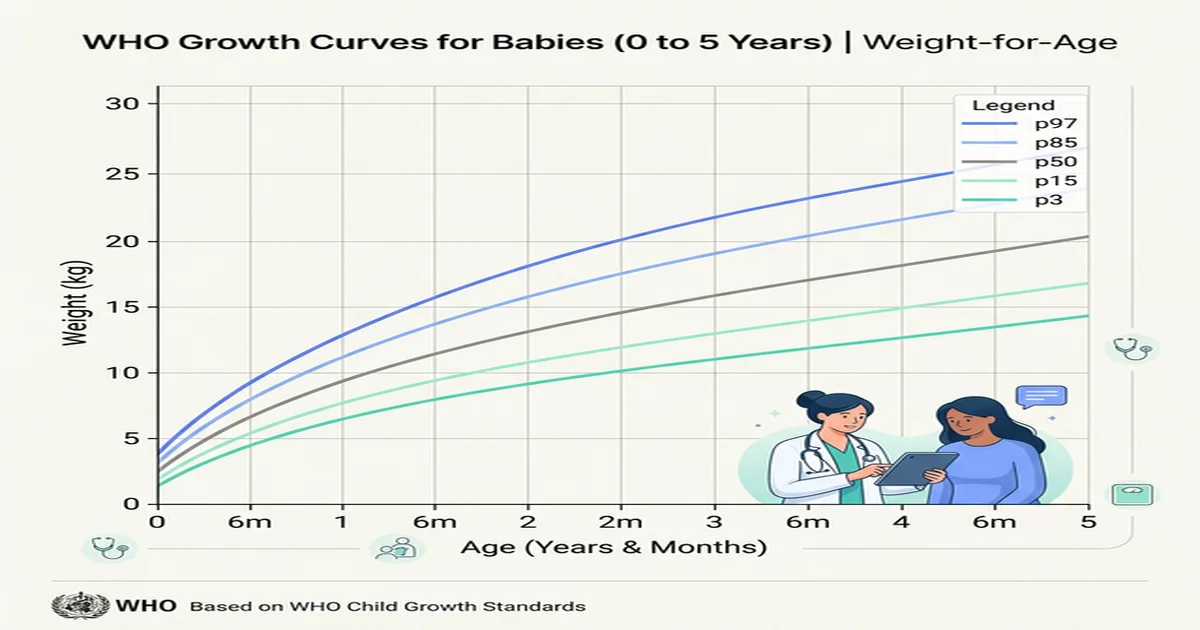 WHO Growth Percentile Tables for Children 0-5: A Complete Parent's ...